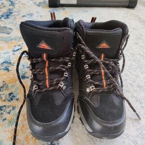 High Sierra Black and Orange Hiking Boots